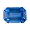 Blue Sapphire - Emerald Cut - 0.82 Carats - 6.2x4.1mm