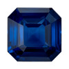 Genuine Royal Blue Sapphire - Asscher Cut - 5.08 Carats - 9.28x9.26x5.83mm - GIA Certified
