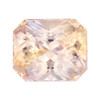 Unheated Peach Sapphire - Fine Gem - 4.25 carats - Radiant Cut - GIA Certificate - 9.37x7.82x6.22mm