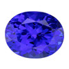 Vivid Oval Tanzanite Gem - 7.50 Carats - 13.5x10.8mm - Low Price