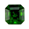 Asscher Cut Chrome Tourmaline Gem - Pendant Stone - 1.25 Carats - 6.4x6.3mm