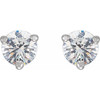 14 Karat White Gold 0.33 Carat Natural Diamond Post Post Earrings