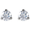 14 Karat White 0.20 Carat Lab Diamond Stud Earrings