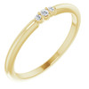 14K Yellow .03 CTW Diamond Stackable Ring