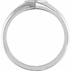 White Gold Ring 14 Karat Natural Citrine Heart Signet Ring