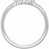White Gold Ring 14 Karat 0.20 Carat Natural Diamond Rose Cut Halo Style Ring