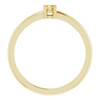 Yellow Gold Ring 14 Karat Natural Citrine Gemstone Ring