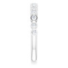 14 Karat White Gold 0.25 Carat Diamond Ring..