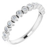 Platinum Band with 0.25 Carat Round Diamonds