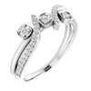 Stylish 0.20 Carat of Diamonds set in Platinum Diamond Ring