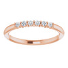 Shop 14 Karat Rose Gold 0.12 Carat Diamond Stackable Ring.