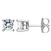 Buy 14 Karat White Gold 0.50 Carat Diamond Earrings.