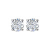 14 Karat White Gold 0.50 Carat Diamond Earrings..