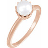 Buy 14 Karat Rose Gold Freshwater Pearl Ring.