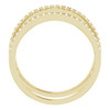 14 Karat Yellow Gold 0.20 Carat Diamond Ring..