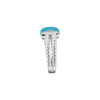 Sterling Silver Chinese Turquoise Ring Size 8