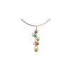 Wonderful Genuine Multiple Gemstone Pendant