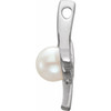 Shop 14 Karat White Gold Freshwater Pearl Pendant.