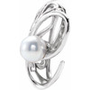 14 Karat White Gold Freshwater Pearl Pendant...
