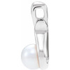 14 Karat White Gold Freshwater Pearl Pendant....