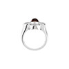 Yellow Citrine Ring in 14 Karat White Gold Citrine Maltese Cross Ring