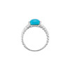 Sterling Silver Natural Turquoise Ring
