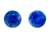 Matched Pair Gems - Blue Sapphire - Round Cut - 1.16 carats - 4.5mm