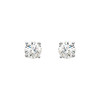 Natural Diamond Earrings in Platinum 1/2 Carat Diamond Stud Earrings