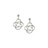 Buy Sterling Silver and 14 Karat White Gold 0.40 Carat Diamond Fashion Dangle Earrings