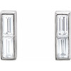 14 Karat White Gold 0.50 Carat Diamond Earrings........