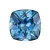 Fine Blue Green Sapphire - Cushion Cut - 1.07 carats - 5.9mm