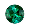Genuine Blue Green Tourmaline - Round Cut - 1.46 carats - 7mm