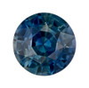 Unheated Blue Green Sapphire - 2.1 carats - Round Cut - 7.38 x 7.45 x 4.96mm - GIA Report