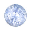 Unheated Baby Blue Sapphire - Round Cut - 2.40 carats - 7.7 x 5.3mm - GIA Report