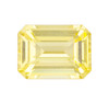 Fine Yellow Sapphire - Emerald Cut - 1.24 carats - 7 x 5.1mm