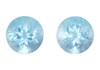 Matched Pair Gems - Aquamarine - Round Cut - 1.92 carats - 6.5mm