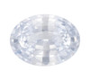 1.3 carat White Sapphire - Oval Cut - White - 7.8 x 5.7mm