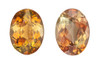 Authentic Brown - Aalusite Gemstones, Oval Cut, 3.32 carats, 8.8 x 6.5 mm Matching Pair, AfricaGems Certified