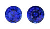 0.97 Carat Gorgeous Blue Sapphire Gem, Round Shape,, 4.7 mm