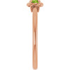 14K Rose Natural Peridot Solitaire Rope Ring