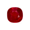 1.38 Carat Rich Ruby Gemstone, Cushion Shape, 6.2 x 6.1 mm