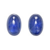1.54 Carat Blue Sapphire Matched Pair of Cabochons 6.1 x 4.1 mm