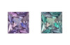 0.18 Carat Color Change Genuine Alexandrite Gem, Princess Shape, 3.2 mm