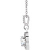 14K White 1/2 CTW Lab-Grown Diamond 18" Necklace