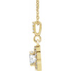 14K Yellow 1/2 CTW Lab-Grown Diamond 18" Necklace