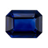 2.13 Carat Deep Royal Blue Sapphire Gem,  Emerald Cut,  8.3 x 6.2 mm