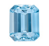 5.71 Blue Aquamarine Emerald 12.2 x 10 mm