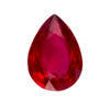 1.02 Carat Rich Ruby Gemstone, Pear Shape, 7.4 x 5.3 mm
