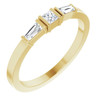 14K Yellow 1/5 CTW Natural Diamond Stackable Ring