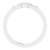Platinum 1/5 CTW Natural Diamond Stackable Ring
